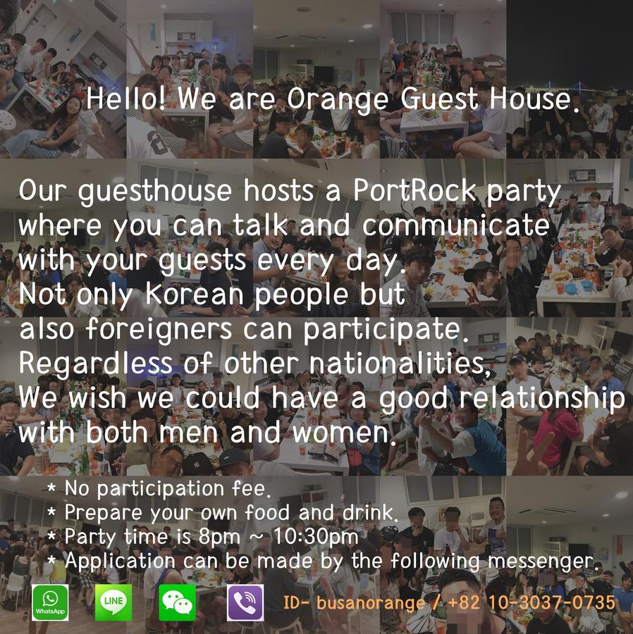 Orange Guesthouse Pusan Exteriér fotografie